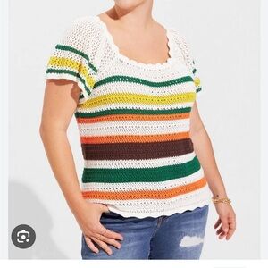 Torrid crochet top
